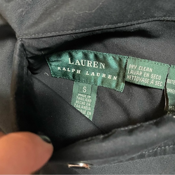 Lauren Ralph Lauren Cotton Reversible Double Sided Jacket Houndstooth Size S - Picture 8 of 15